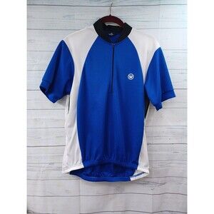 Canari Cycling Jersey Mens XL Blue Shirt Bike Cycle Bicycle Performance